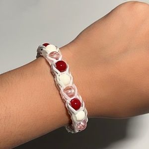 Beaded and Loom bracelet